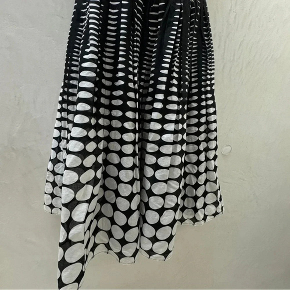 Talbots || Women's Geometric Elliptical Fit and Flare Dress Sz 2 - Picture 8 of 11